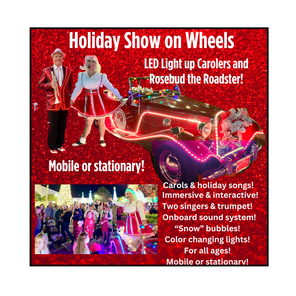 Christmas carolers, Brooksville, Florida. Holiday entertainment for Christmas theme events. 